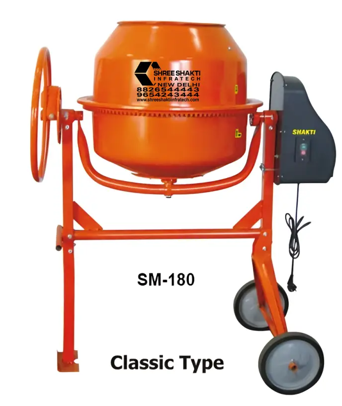180/230Ltr. MINI CONCRETE MIXER operation